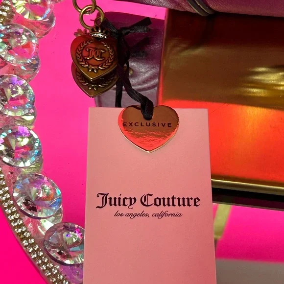 Juicy Couture Plum Zip-Around Wallet with Gold Hardware Approx. 8 x 4 - Picture 7 of 17